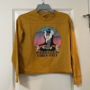 Rafiki "Positive Vibes Only" Crop Tee